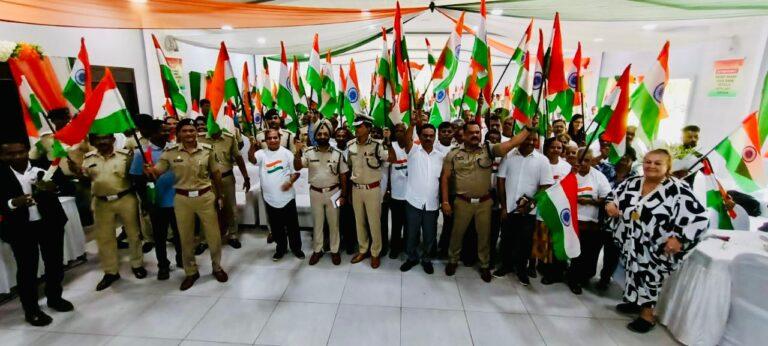 Mapusa Sub- Division Police celebrate 75th Independence Day with Senior Citizens