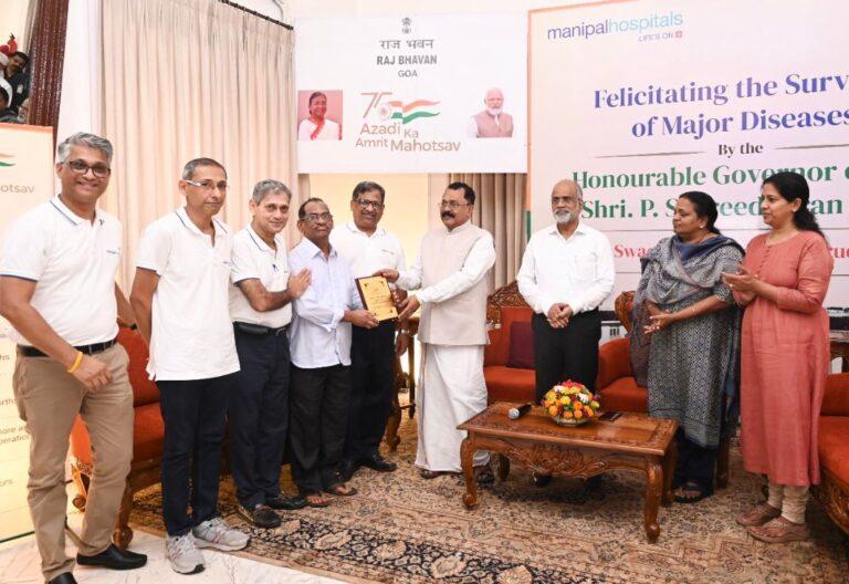 Manipal Hospital held Amrut Flag March, Guv praises medical professionals