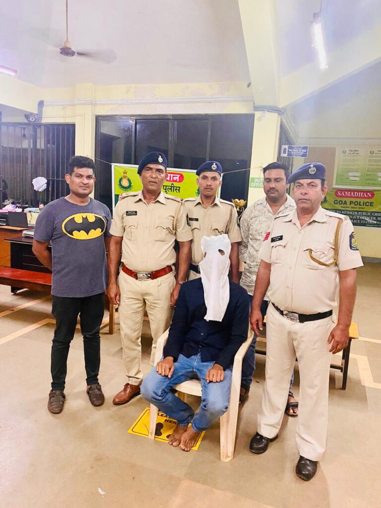 01 arrested by Anjuna Police for possession of Methamphatamine and Ganja