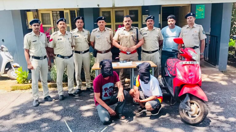 02 arrested by Colvale Police for robbery.