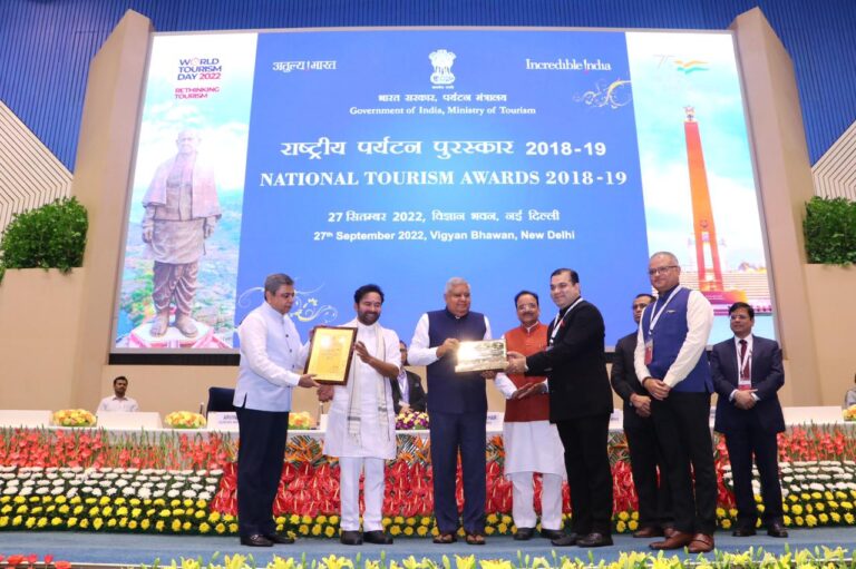 Goa Tourism sweeps National tourism awards!!