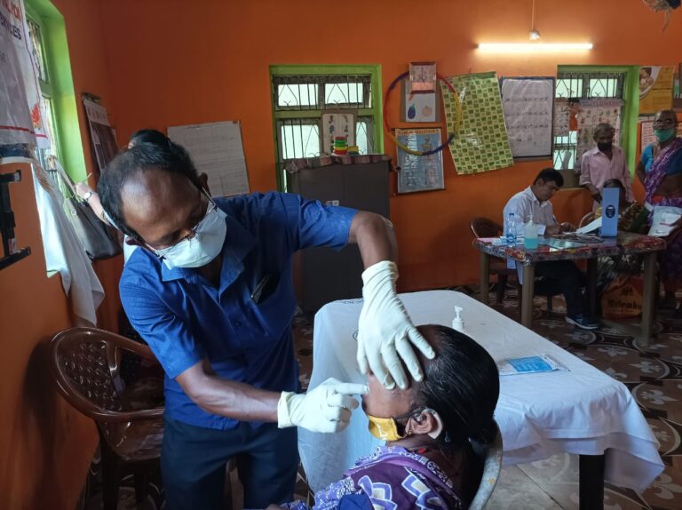 Medical camp organised in Sattari A Medical Camp was organised at Kudshe Village under sub centre Savordem by Community Health Centre Valpoi.