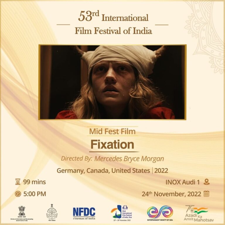 53rdEditionOfIFFIGoa || The Mid Fest film “Fixation” to be screen at INOX Audi