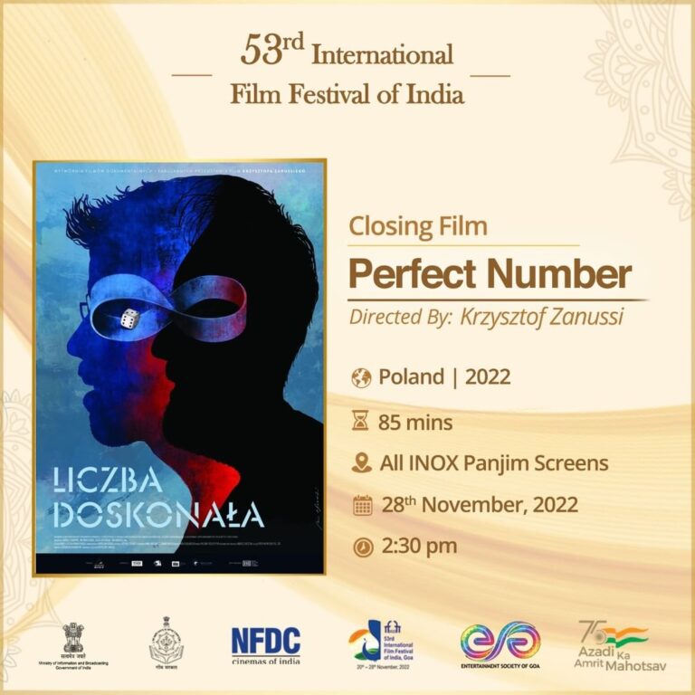 53rdEditionOfIFFIGoa || The Polish film “Perfect Number” to close