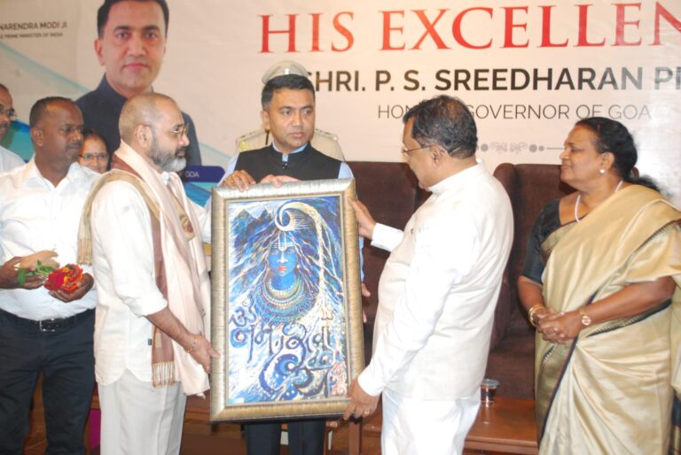 Governor visits Sankhali Const. As part of Goa Sampurna Yatra