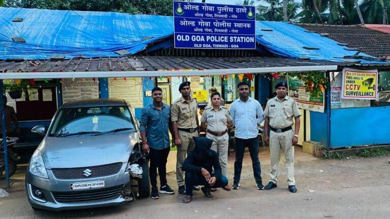 Old Goa Police arrested a man in hit-and-run case