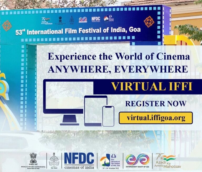 #53rdEditionOfIffiGoa #VirtualIFFI53 || Join the 53rd Edition of IFFI Goa virtually anywhere across the globe to experience the magical world of #cinema.