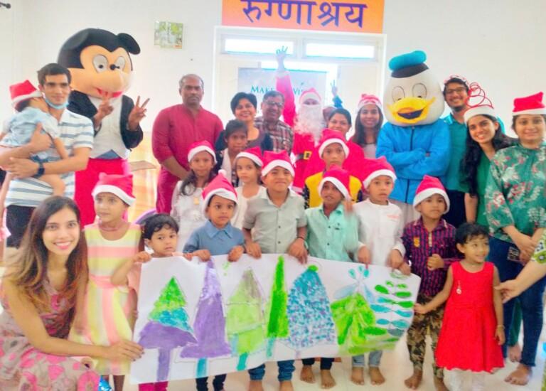When Doctors dress up as Santa Clause to meet children