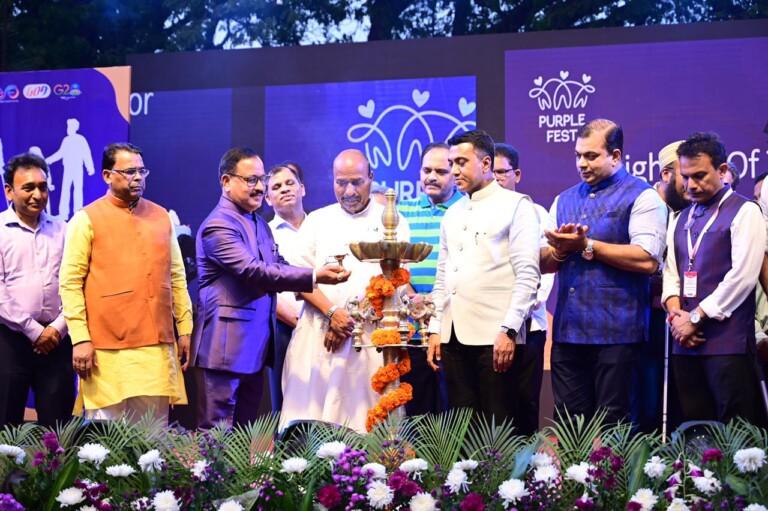 Purple Fest Kicks Off with Vibrant Energy and Enthusiasm  Panjim Celebrates Diversity at Purple Fest 2023.