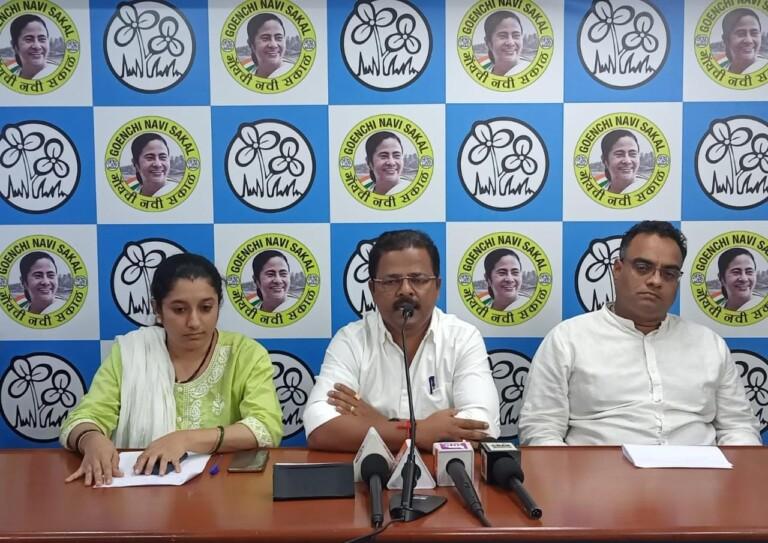 Goa TMC lambasts Chief Minister Pramod Sawant for staying mum on Amit Shah’s remarks on Mhadei, Demands action or resignation