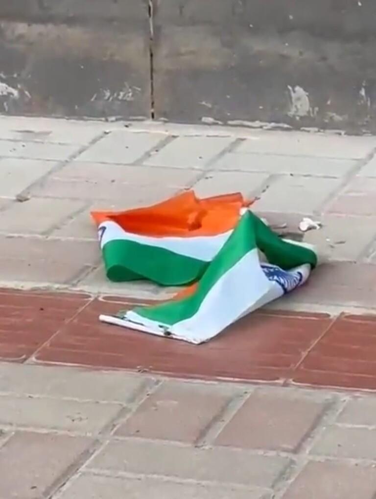 Case against unknown for insulting National Flag in Panaji