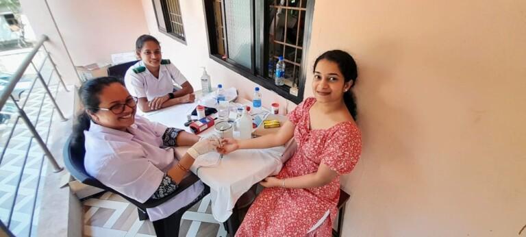 CHC Valpoi organised Mega Medical Camp to commemorate Foundation Da of Nagargao Panchayat