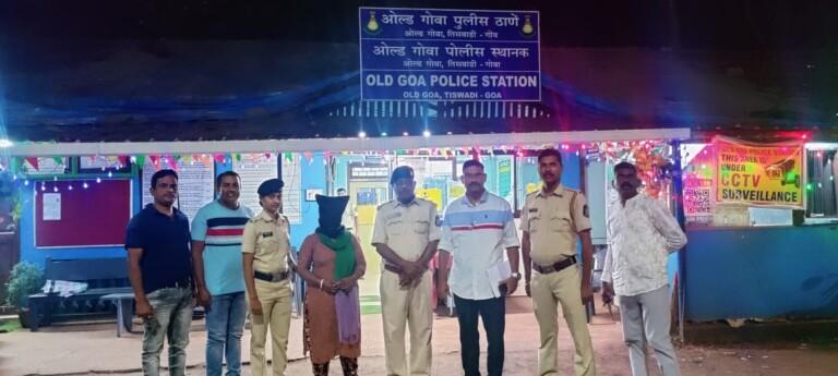 Old Goa Police Successfully detects a theft case at residence of Doctor and arrests Bengali native Maid thief