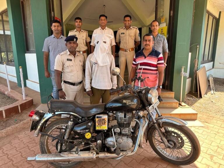 Kerala native held for theft of Bullet motorcycle