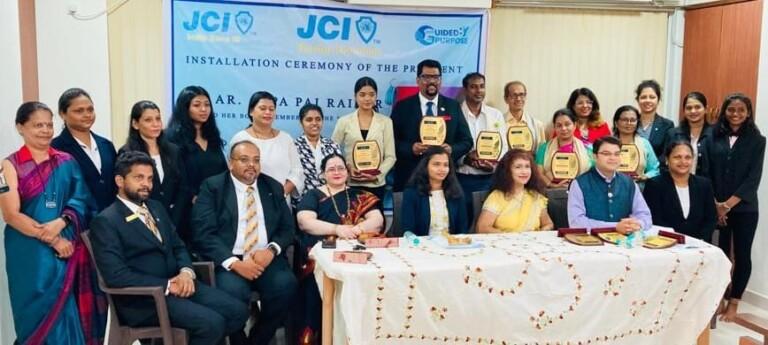 JCI Bardez Bandhan installs its new team