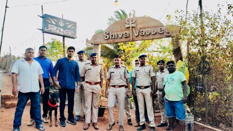 Shiva Valley Restaurant raided by Anjuna Police in relation to narcotic activities.
