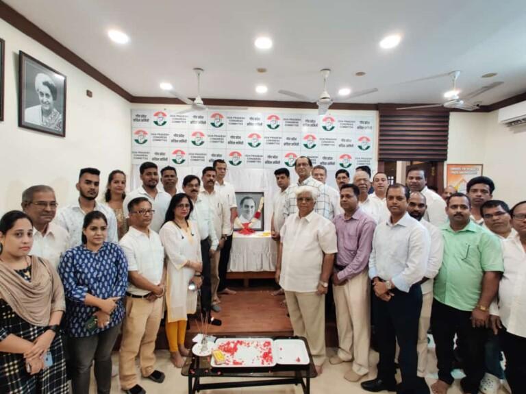 Congress paid tribute to Rajiv Gandhi, urged youths to know his contribution for India and Goa.