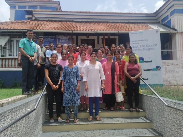 Manipal Hospitals, Goa conducts workshop on Pre-Hospital Care & Basic Life Support under the RAKSHAK program at ‘Divar Island.’