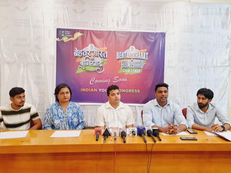 Goa Youth Congress appeals to be part of ‘Behatar Bharat Buniyaad’