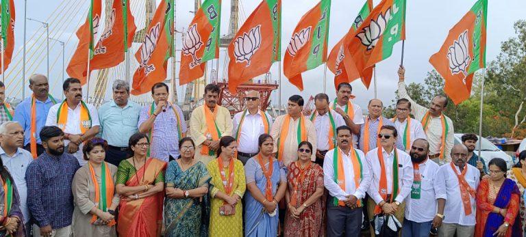BJP kicks off Vikas Tirth Yatra in South Goa from new Zuari Bridge