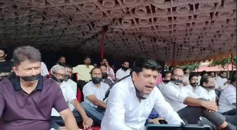 Congress holds maun satyagraha in Goa in support of Rahul Gandhi