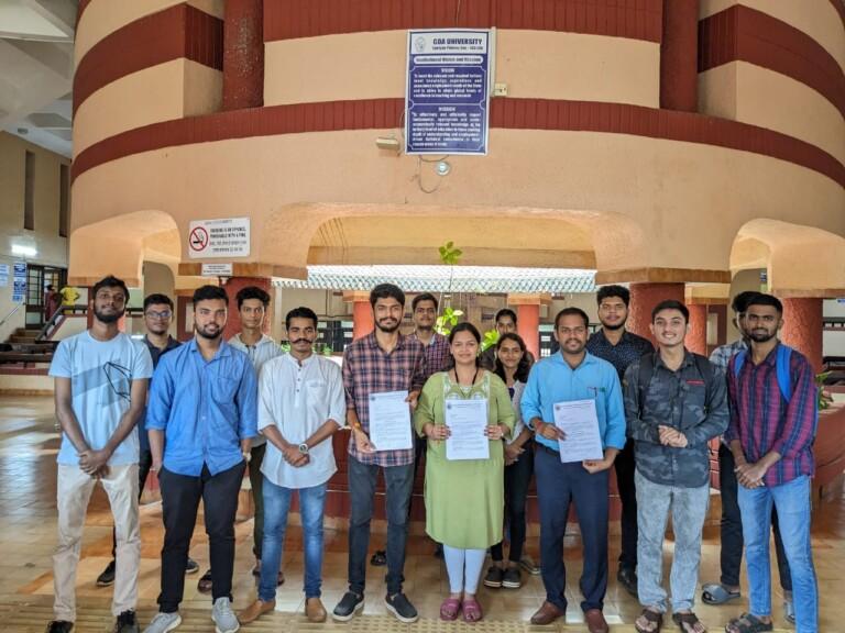 ABVP Goa holds Joint meeting with VC and Registrar of GU