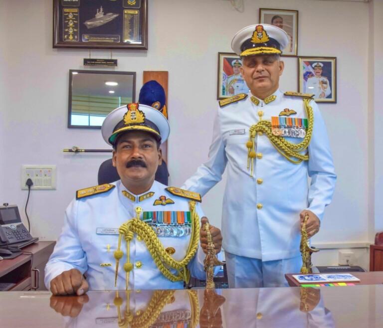 Rear Admiral Ajay D Theophilus takes over as Flag Officer Goa Area