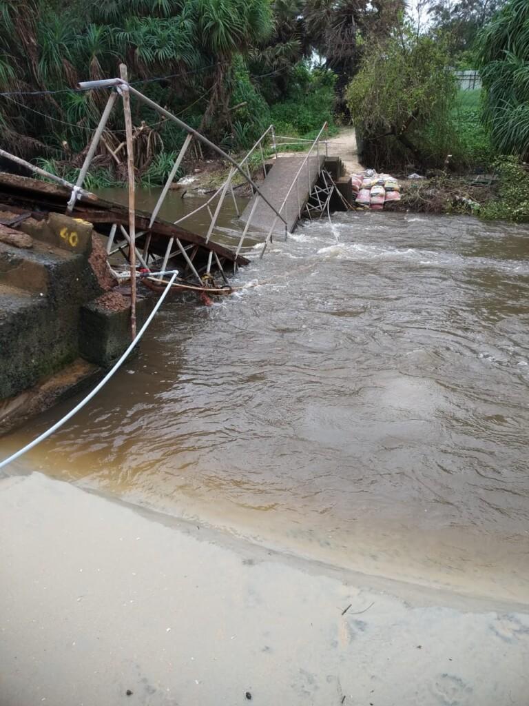 Varca footbridge that Capt. Venzy’s warned about, has collapsed: AAP