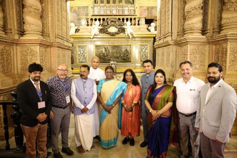 President Murmu visits Basilica of Bom Jesus at Old Goa