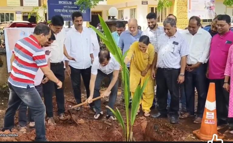 BJP Bicholim Mandal organised tree plantation On the occasion of Birthday of Hon. Prime Minister Shri. Modiji