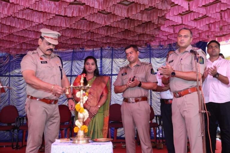 Drawing competition held at Mapusa Police Station.