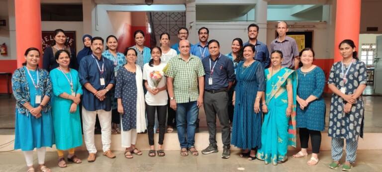Champion Ms. Geuel D’souza Felicitated by St Thomas HSS Aldona