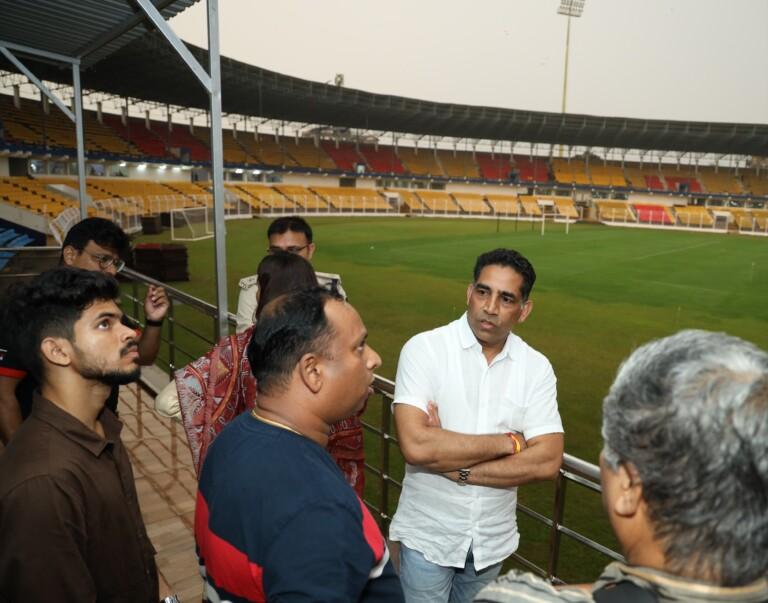 Parking arrangements at five locations for the inaugural ceremony of National Games: Gaude