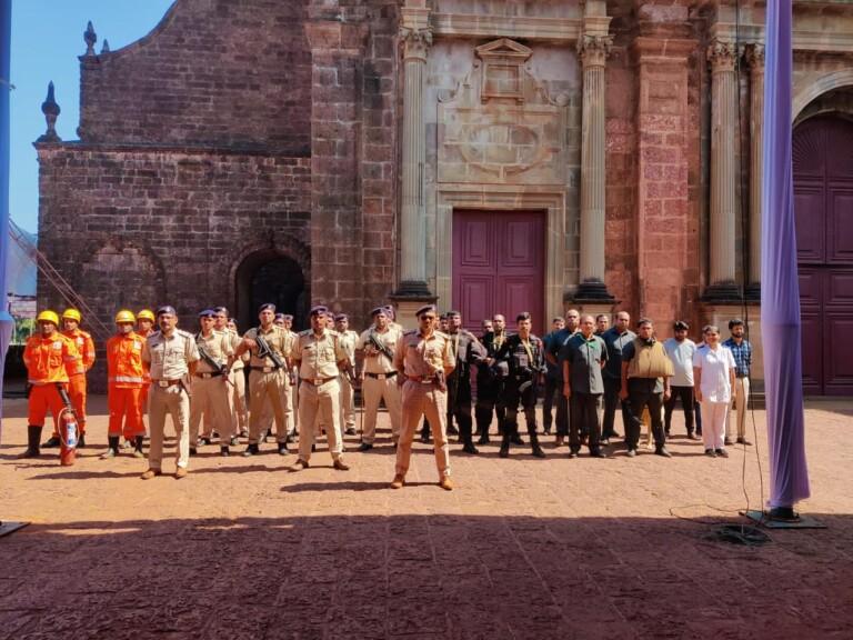 Mock drill conducted at Old Goa ahead of feast of St Francis Xavier