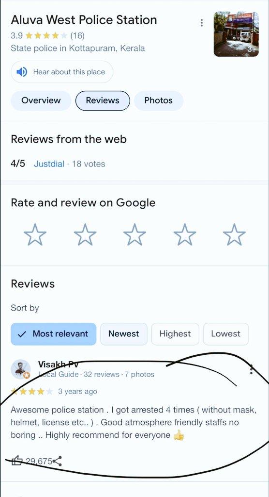 Goa police station’s google review can make your day