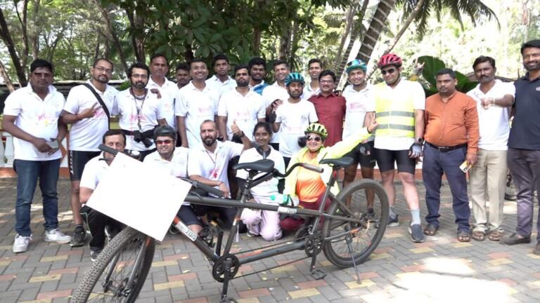 Mumbai Cyclists Conquer Goa on Tandem Adventure! Mumbai to Goa: A Tandem Triumph over miles and challenges to be part of International Purple Fest- Goa 2024