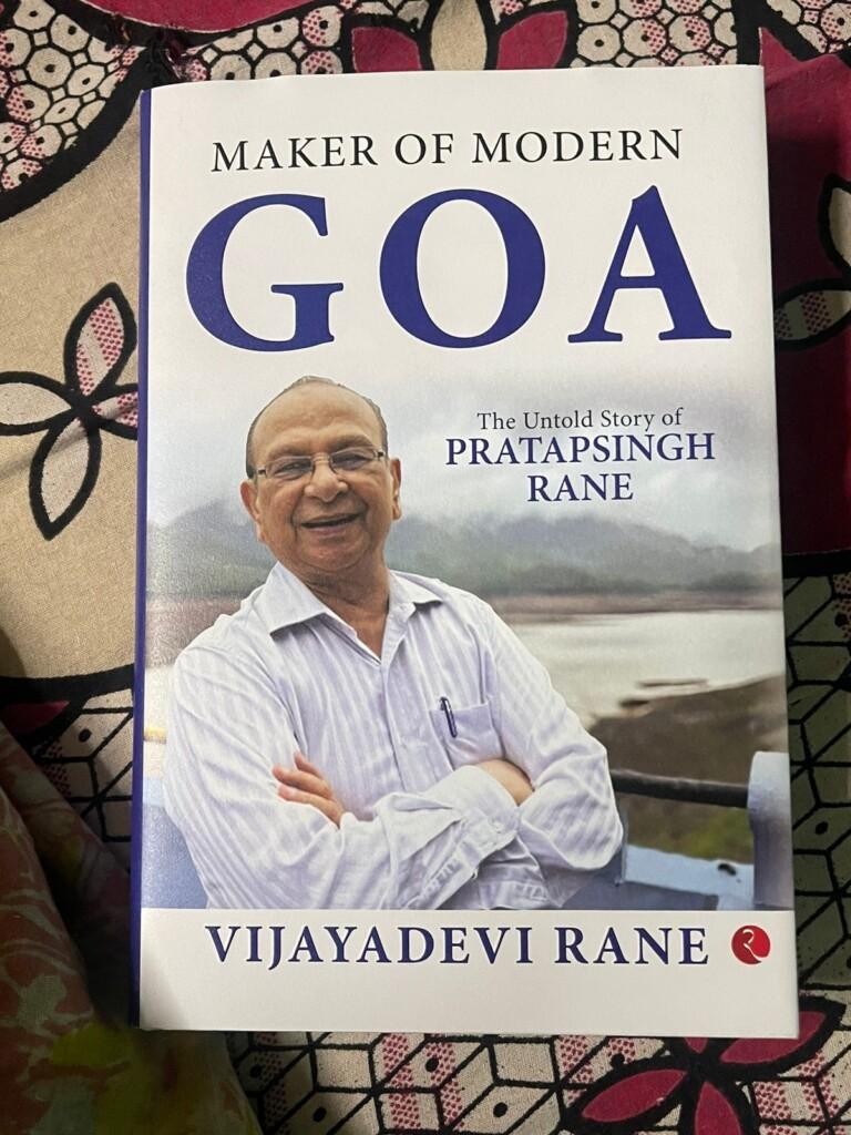 Book chronicling the life of Goa’s longest serving ex-CM Pratapsingh Rane launched