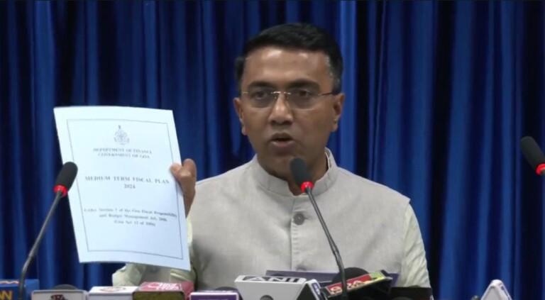 Goa CM presents revenue surplus budget of Rs 26,765 crore