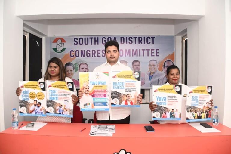 Goa Youth Cong president announces five guarantees to tackle unemployment if voted to power