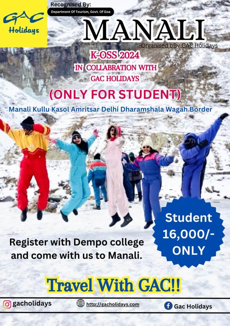 K-OSS Mr and Ms winners get a free trip to Manali sponsored by GAC Holidays