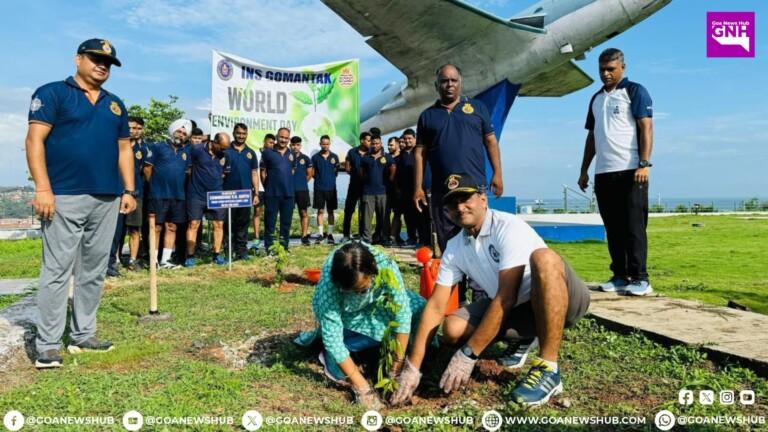 INDIAN NAVY UNDERTAKES MASS TREE PLANATATION DRIVE