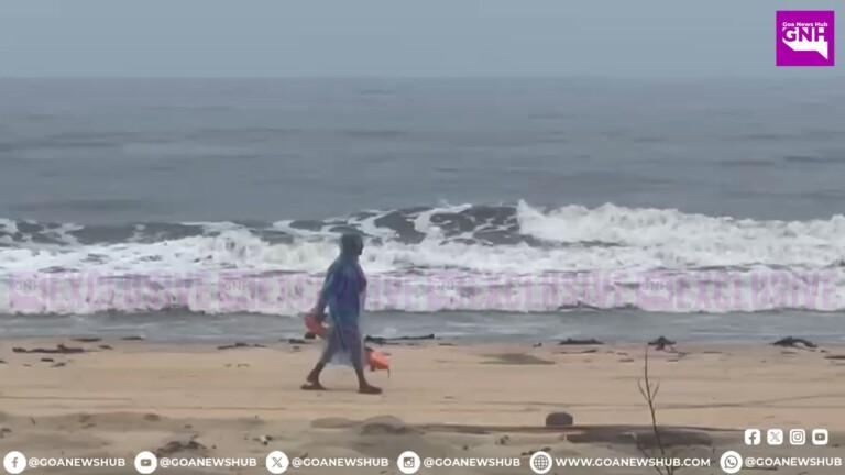 Beaches wear deserted look at rains makes entry on Goan seashore