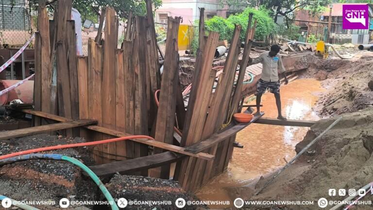 Smart City structure at Taad-Maad collapses, structural damage to the temple caused