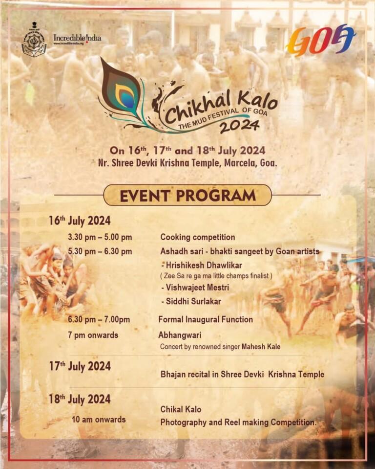 Department of Tourism Announces the Spectacular Chikhal Kalo Mud Festival 2024