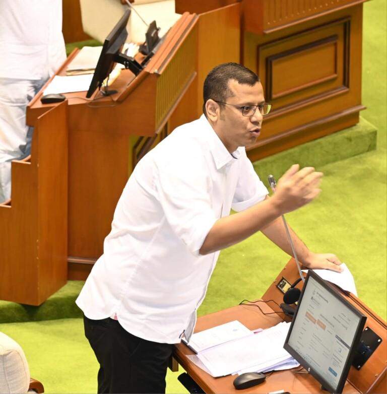 Leader of Opposition Yuri Alemao moves four private member resolutions before Speaker