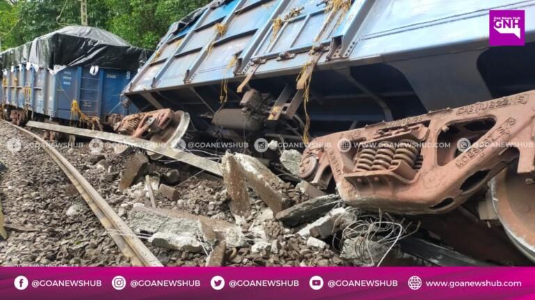 Traffic on South Western Railway affected due to derailment of goods train in Goa