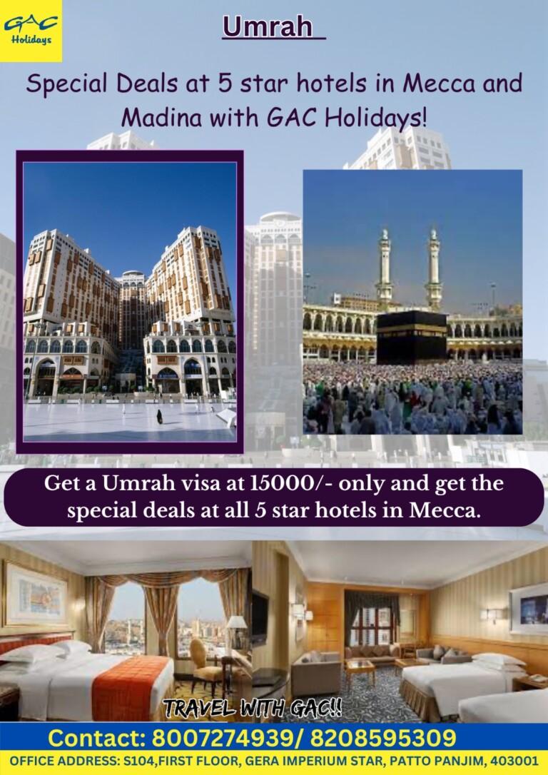 Experience Luxurious Umrah with GAC Holidays: Tailored Packages for the Discerning Pilgrim