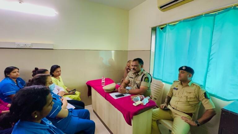 SDPO Pernem visits Redkar Hospital and interacts with Doctors, Nurses and Health workers