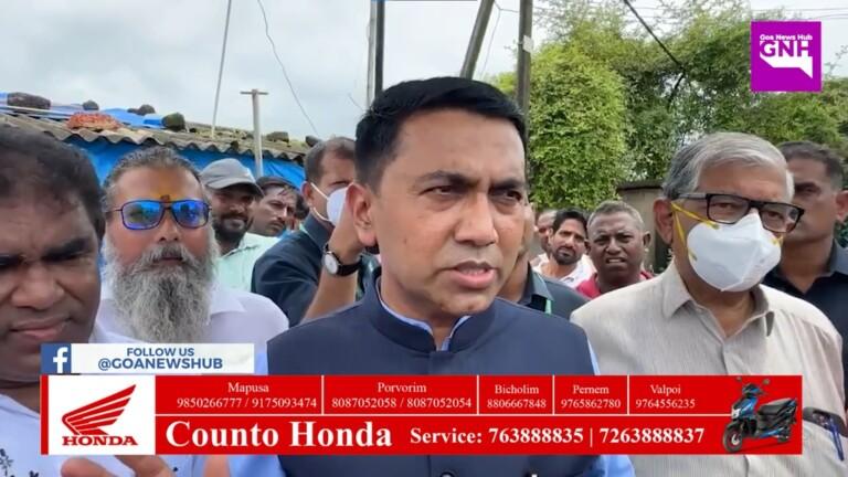 CM announces compensation for the Cutbona fishing labourers