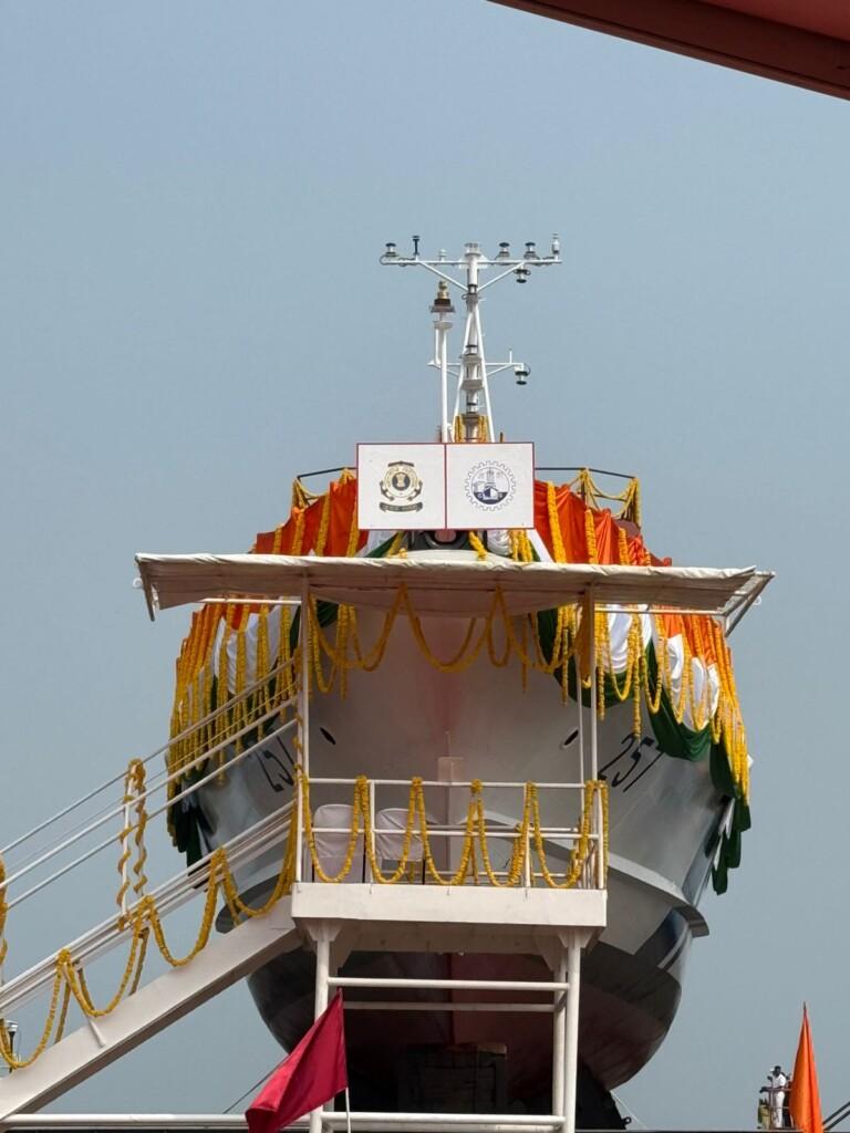 GSL launched two indigenous Fast Patrol Vessels for Indian Coast Guard